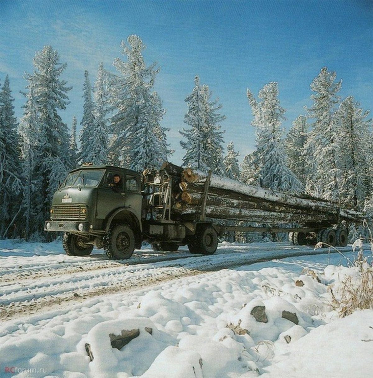 Урал 4320 хлыстовоз