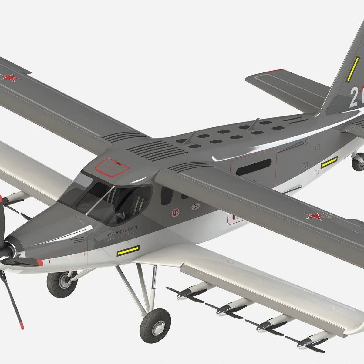 Самолет Партизан короткого взлета и посадки