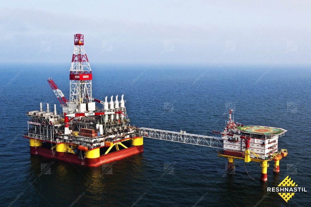 МЛСП им Корчагина Каспийское море