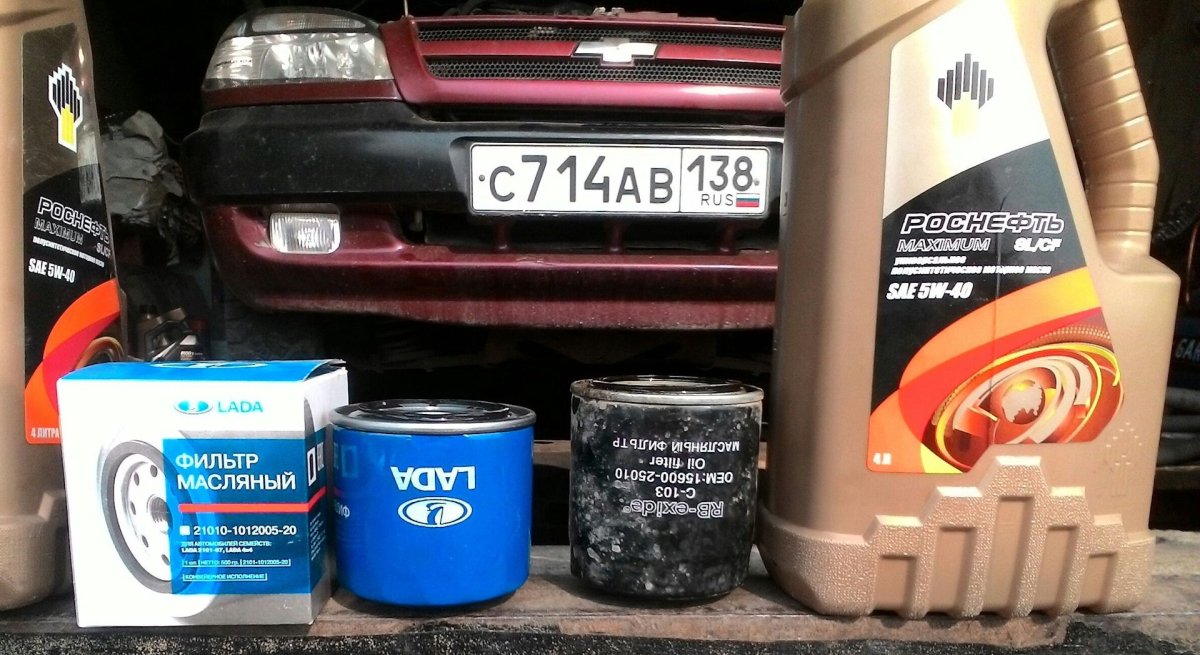 Chevrolet Niva масло в двигатель