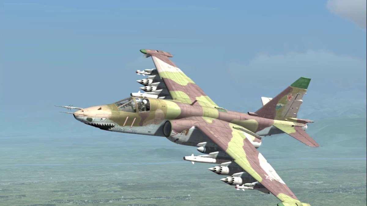 Штурмовики Су-25 ВВС России