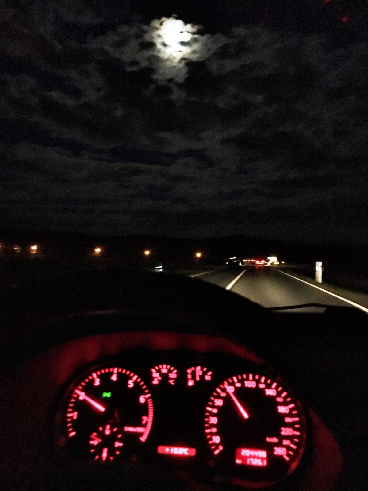 За рулем ночью