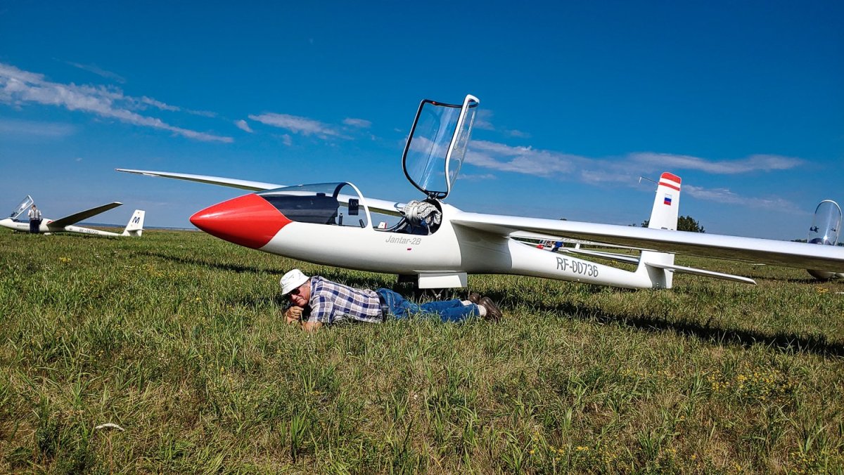 Аэродром Евсино планер