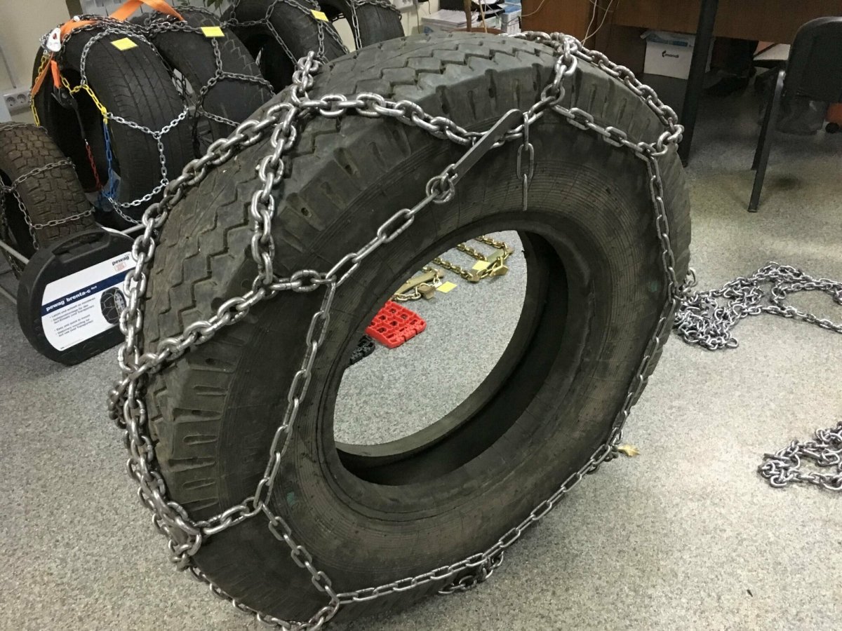 Цепь противоскольжения 370-508 (14.00r20) “лесенка”