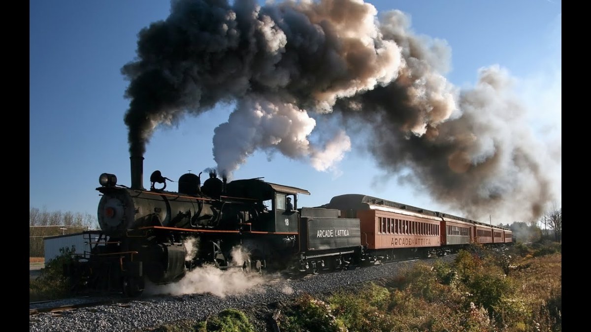 Локомотив паровоз тепловоз