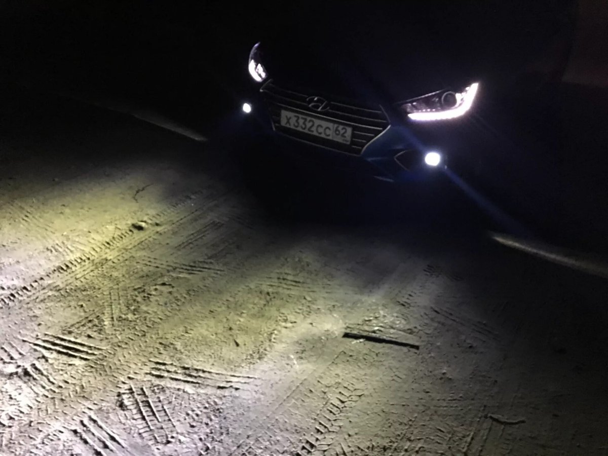 Лед лампы в ПТФ Солярис