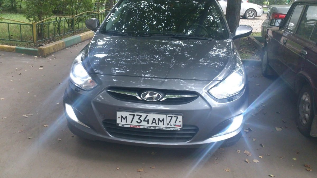 Светодиодные лампы Хендай Солярис 2011