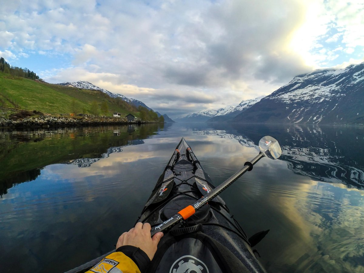 Kayaking Норвегия