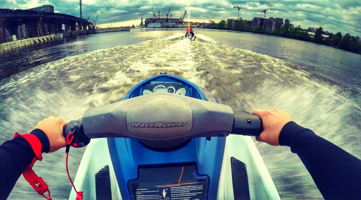 Гидроцикл на Неве