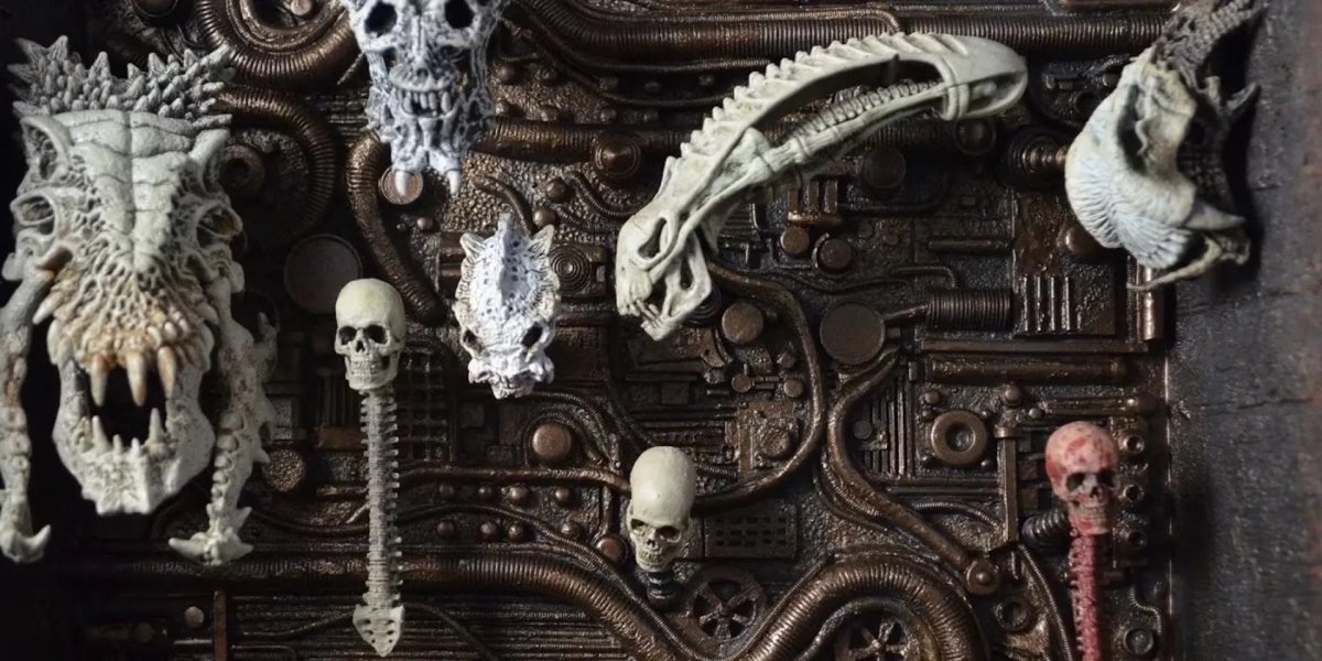 Хищник 2 стена трофеев