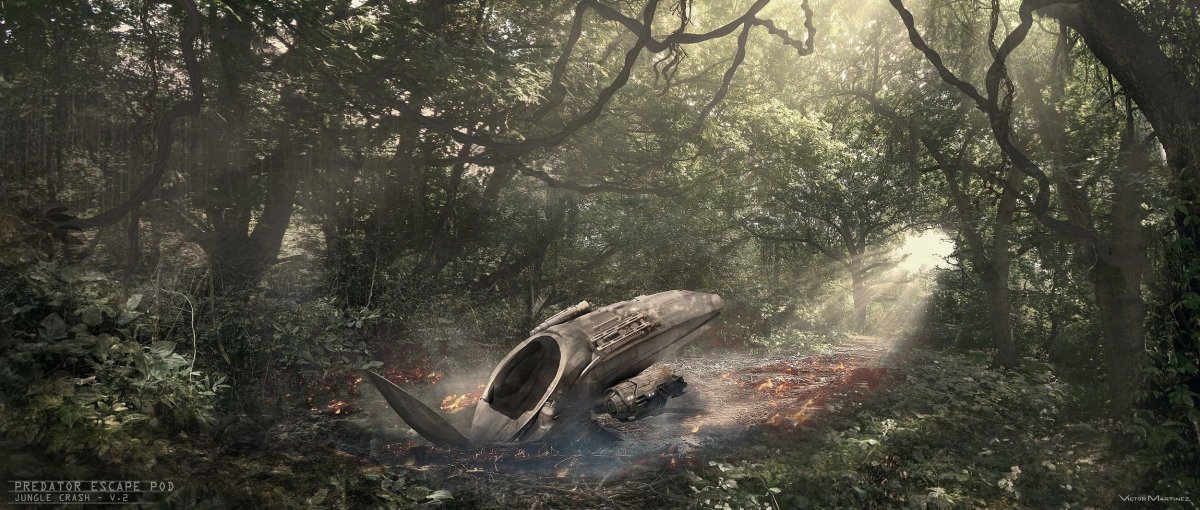 Космический корабль в джунглях