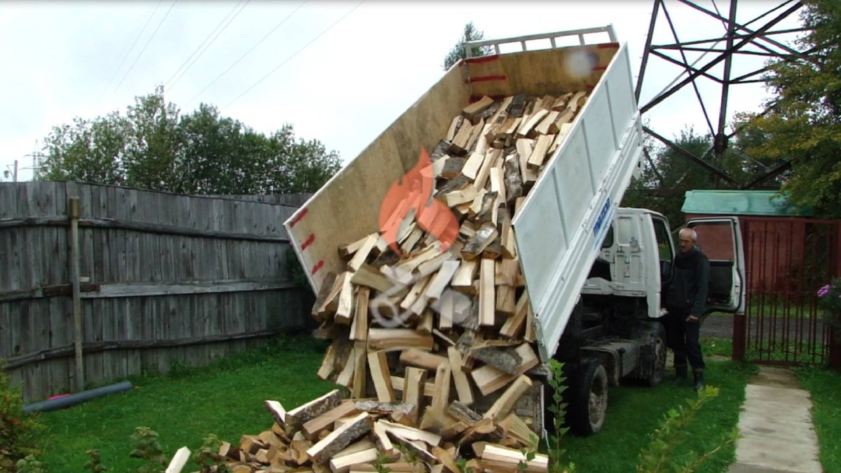 Дрова колотые береза 5 кубов ГАЗ 53