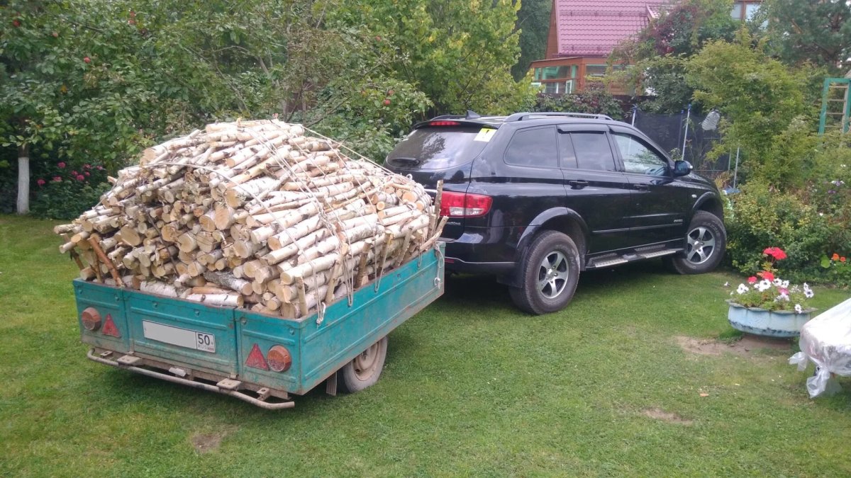 SSANGYONG Kyron с прицепом