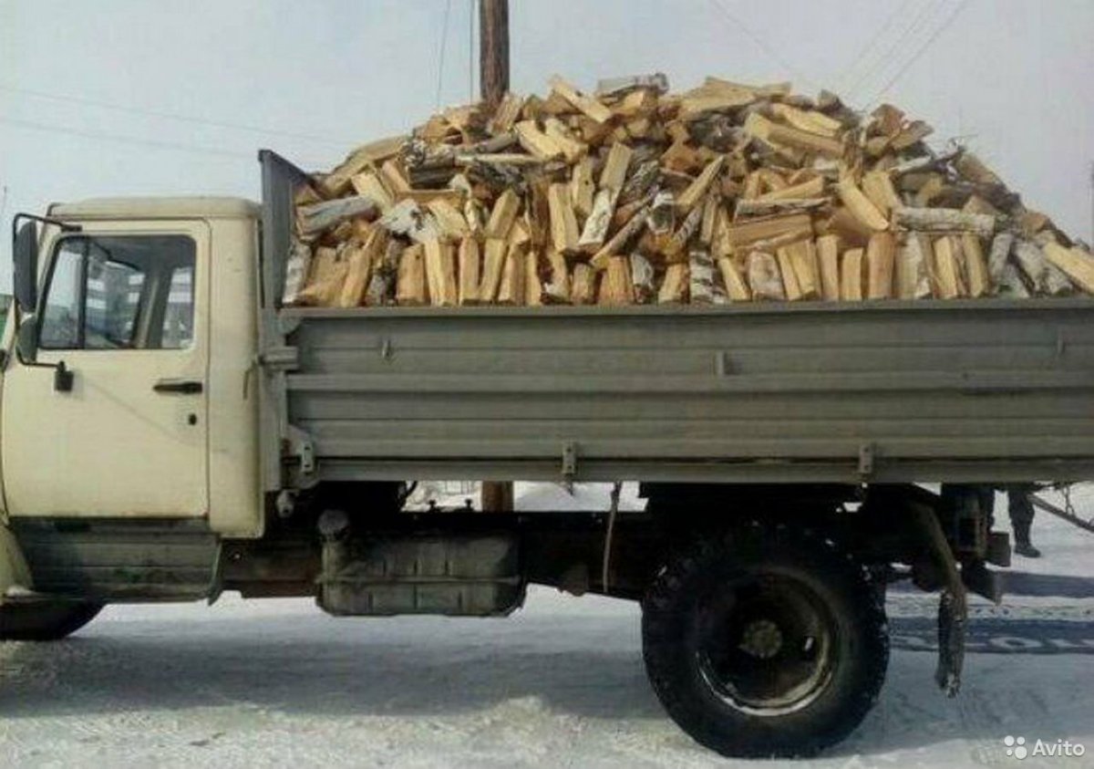 ГАЗ 53 самосвал дрова кубов