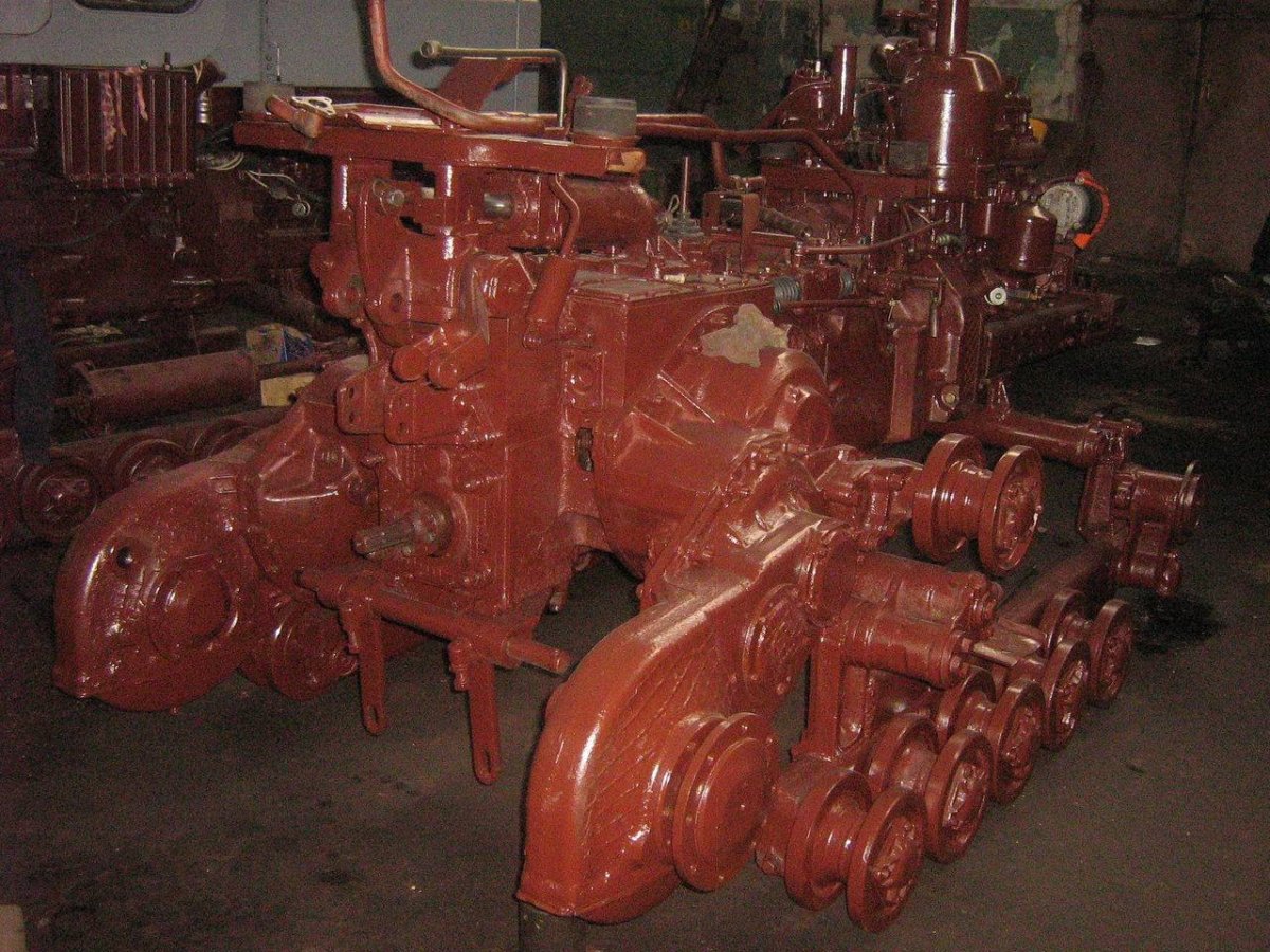 Трансмиссия трактора т-70