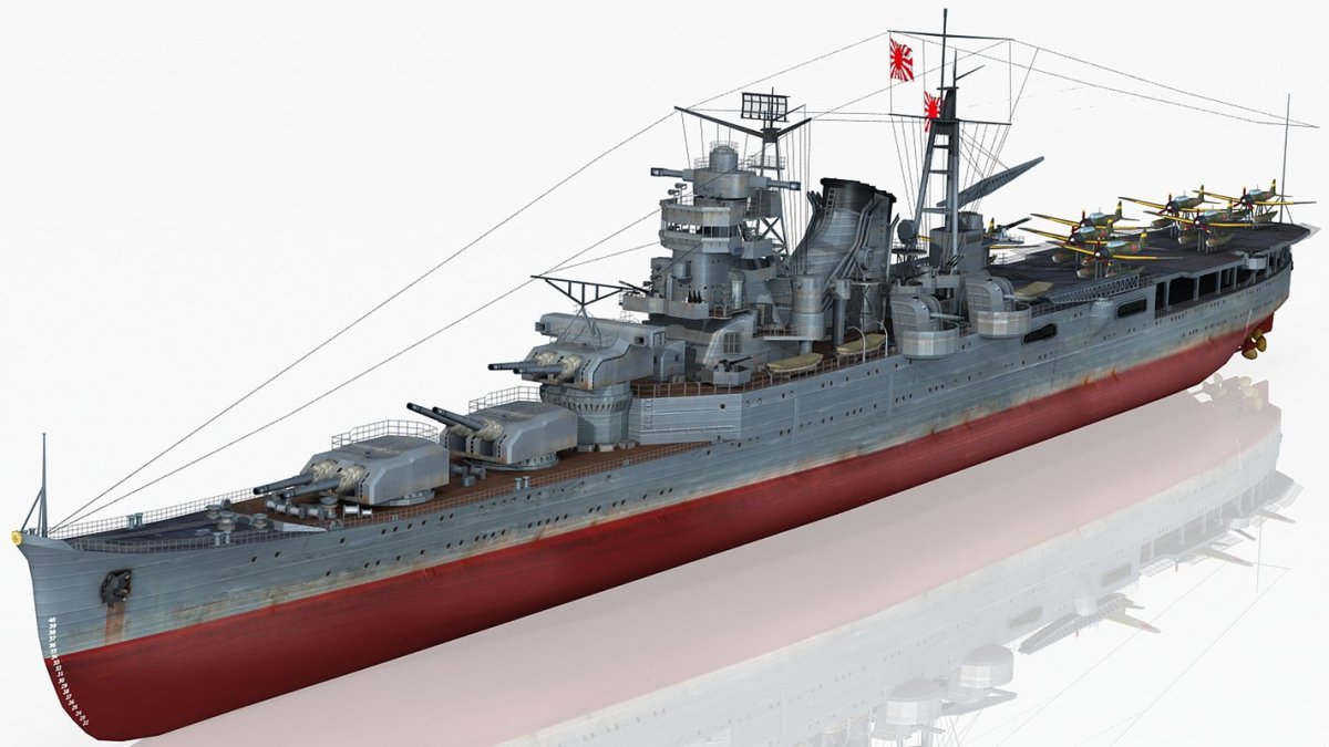 IJN Mogami model Hobby
