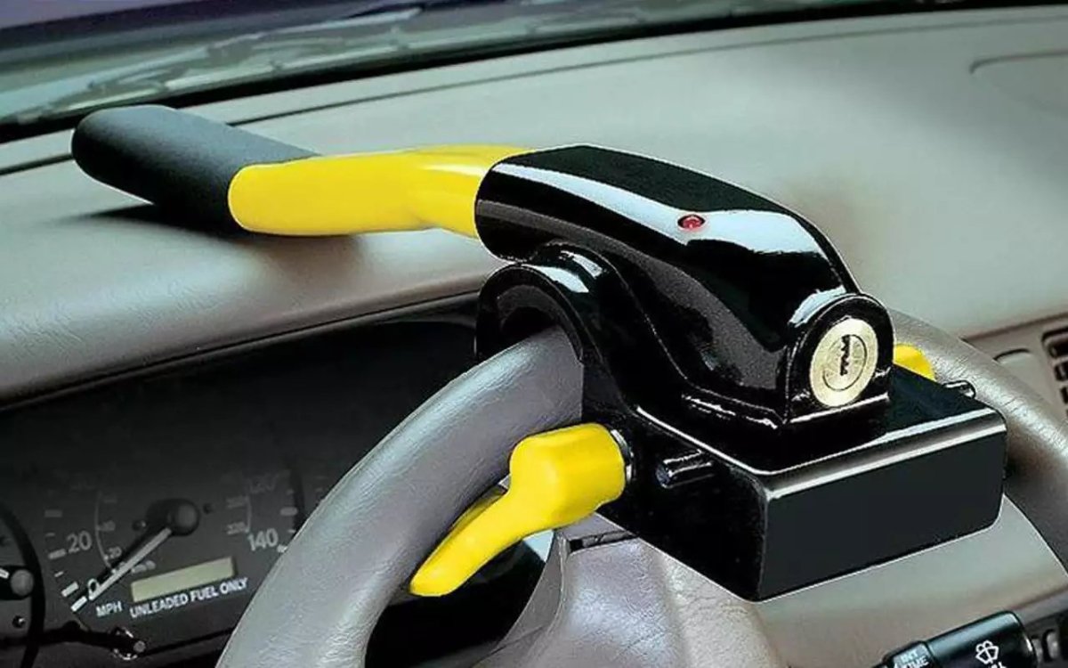 Механическая защита от угона автомобиля