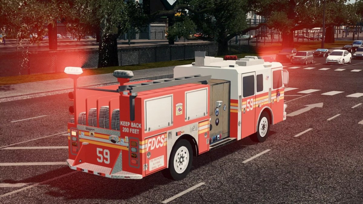 Whitney Seagrave Fire engine