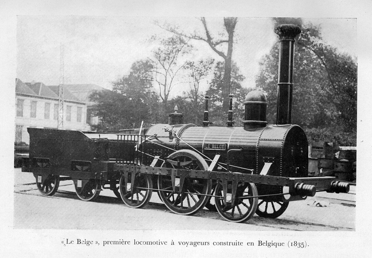 Первая железная дорога в Германии 1835