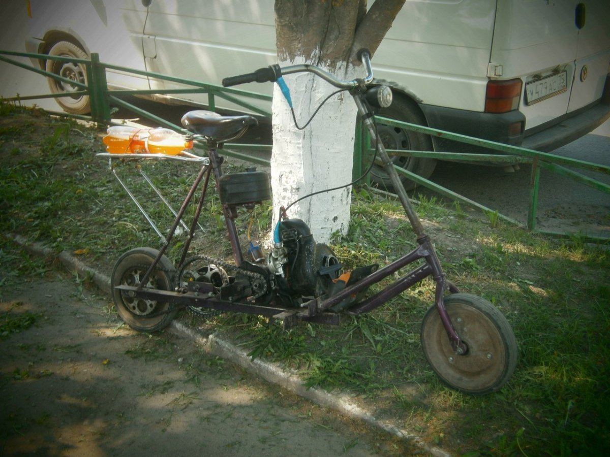 Мопед из бензопилы