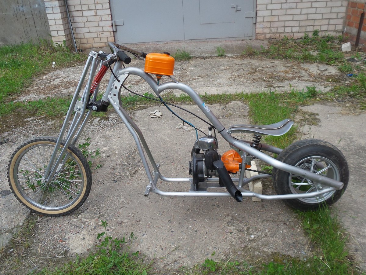 Мопед из бензо Урал 2