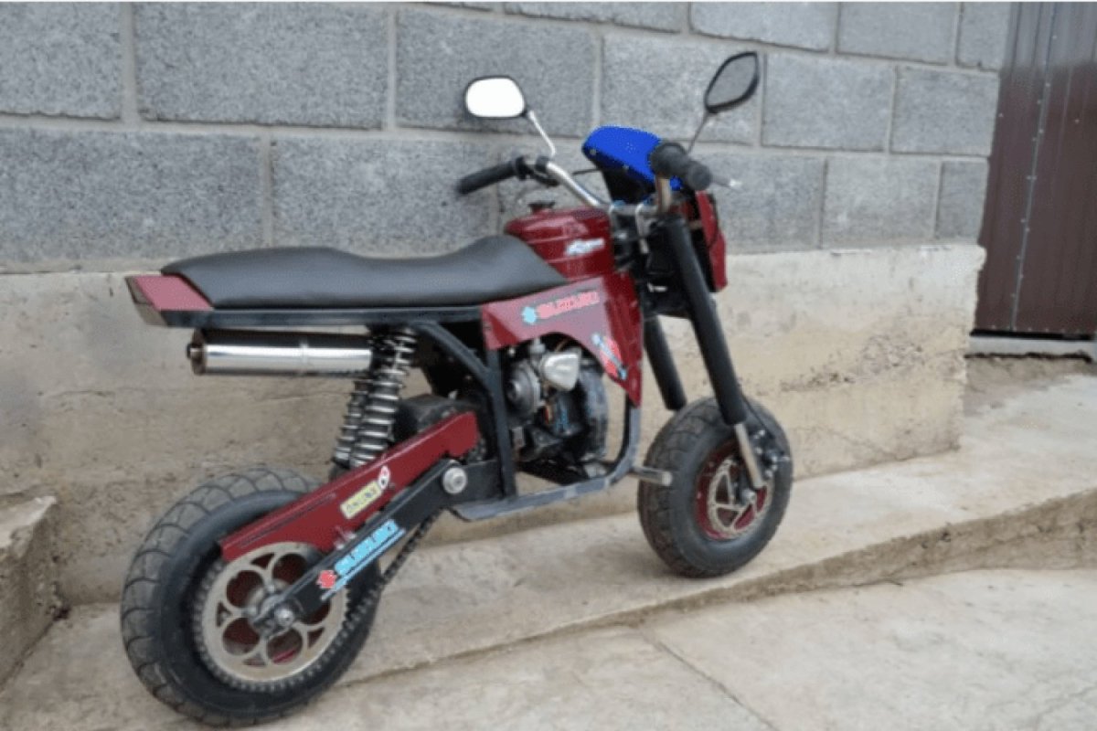 Мини мотоцикл из бензопилы