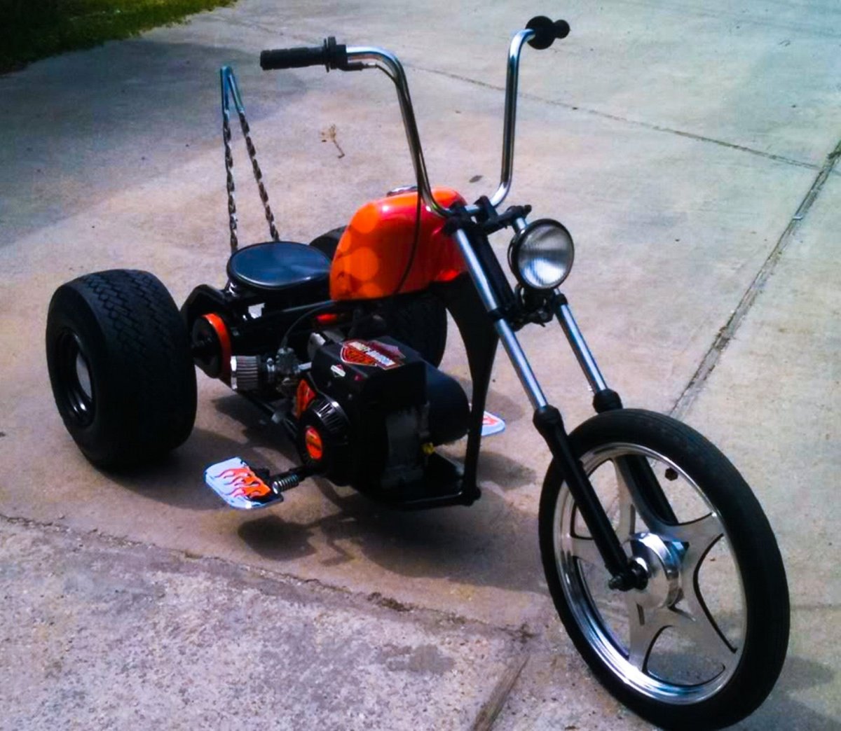 Трайк из альфы мопеда