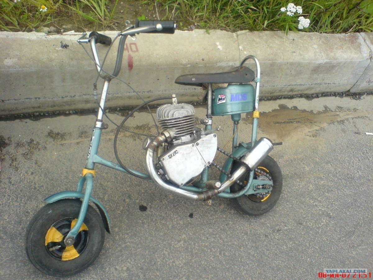 Мини мокик с двигателем 110