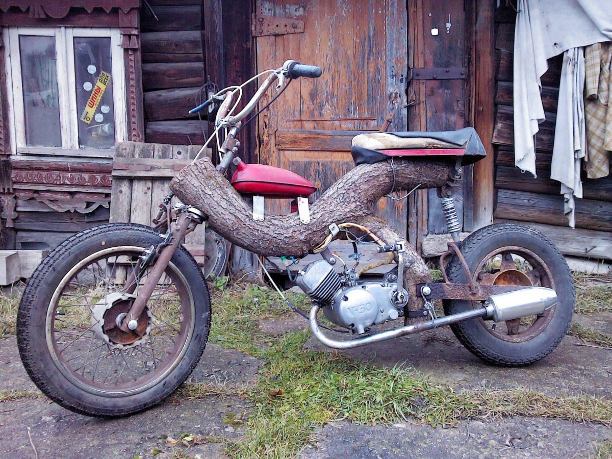 Самодельный мопед