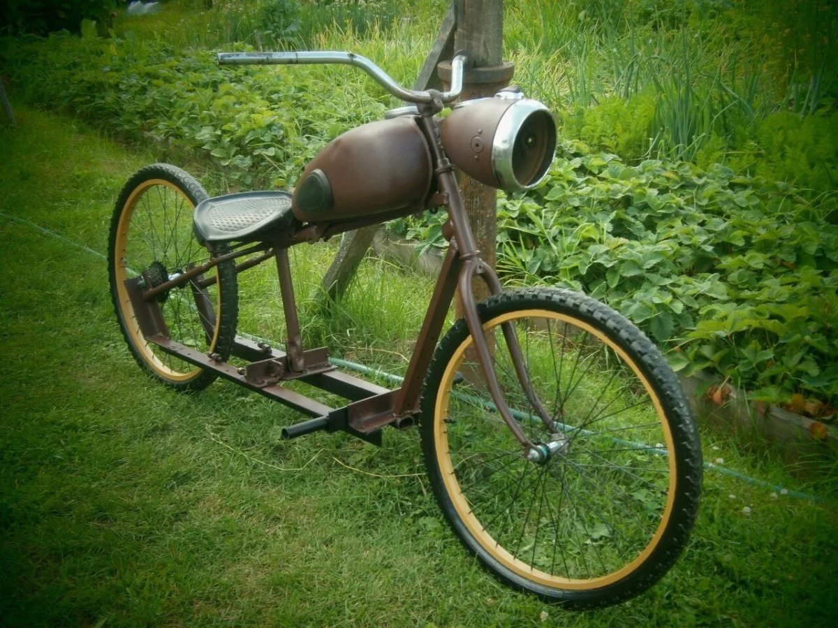 Самодельный веломопед