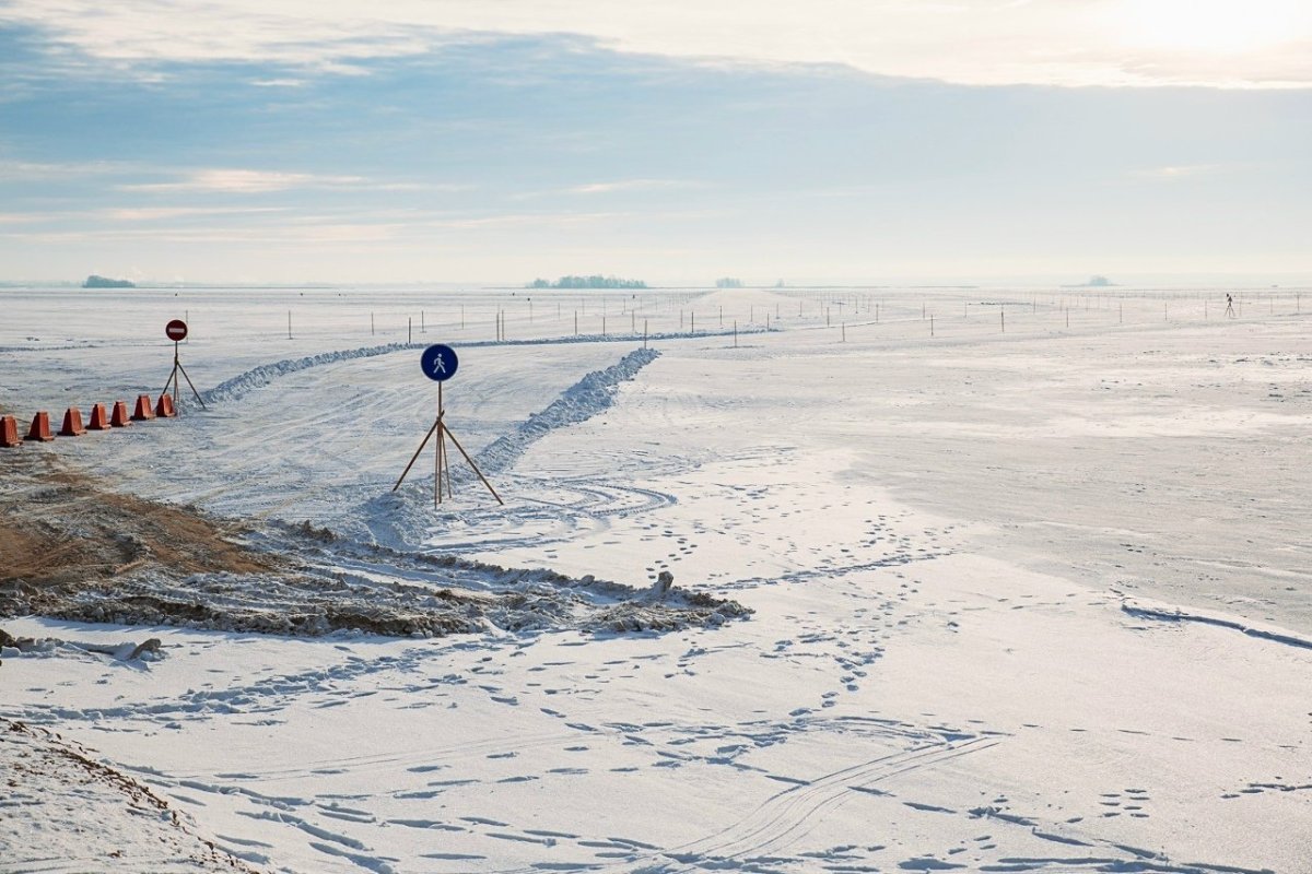 Ледовая переправа Казань верхний Услон