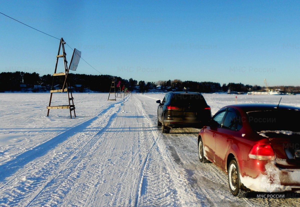 Ледовая переправа Оханск