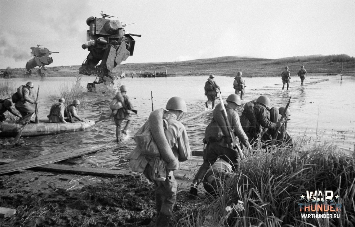 Советский шагающий танк шт-1