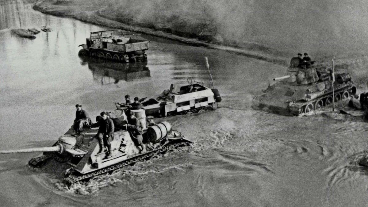 Форсирование Днестра апрель 1944