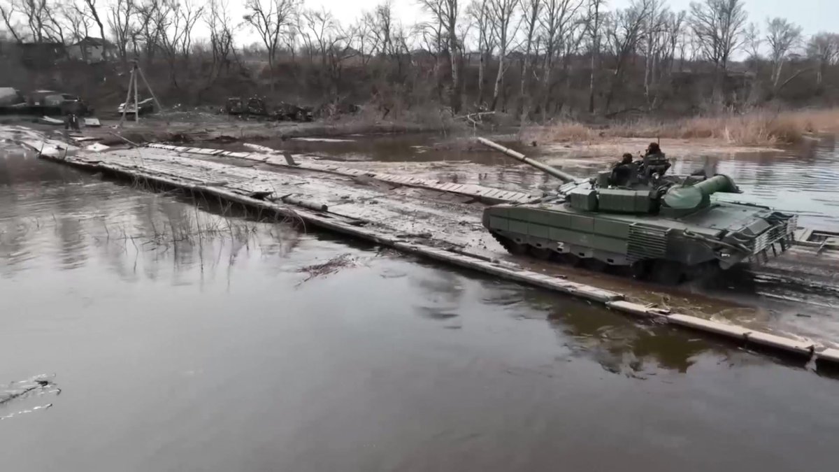 Переправа через Северский Донец 2022 Белогоровка