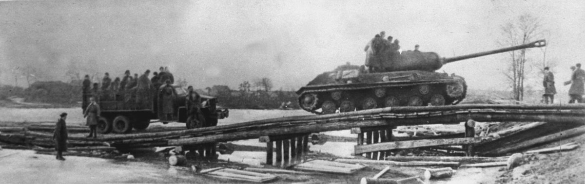 Переправа через реку Одер 1945