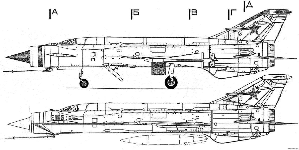 Е-152 перехватчик чертежи