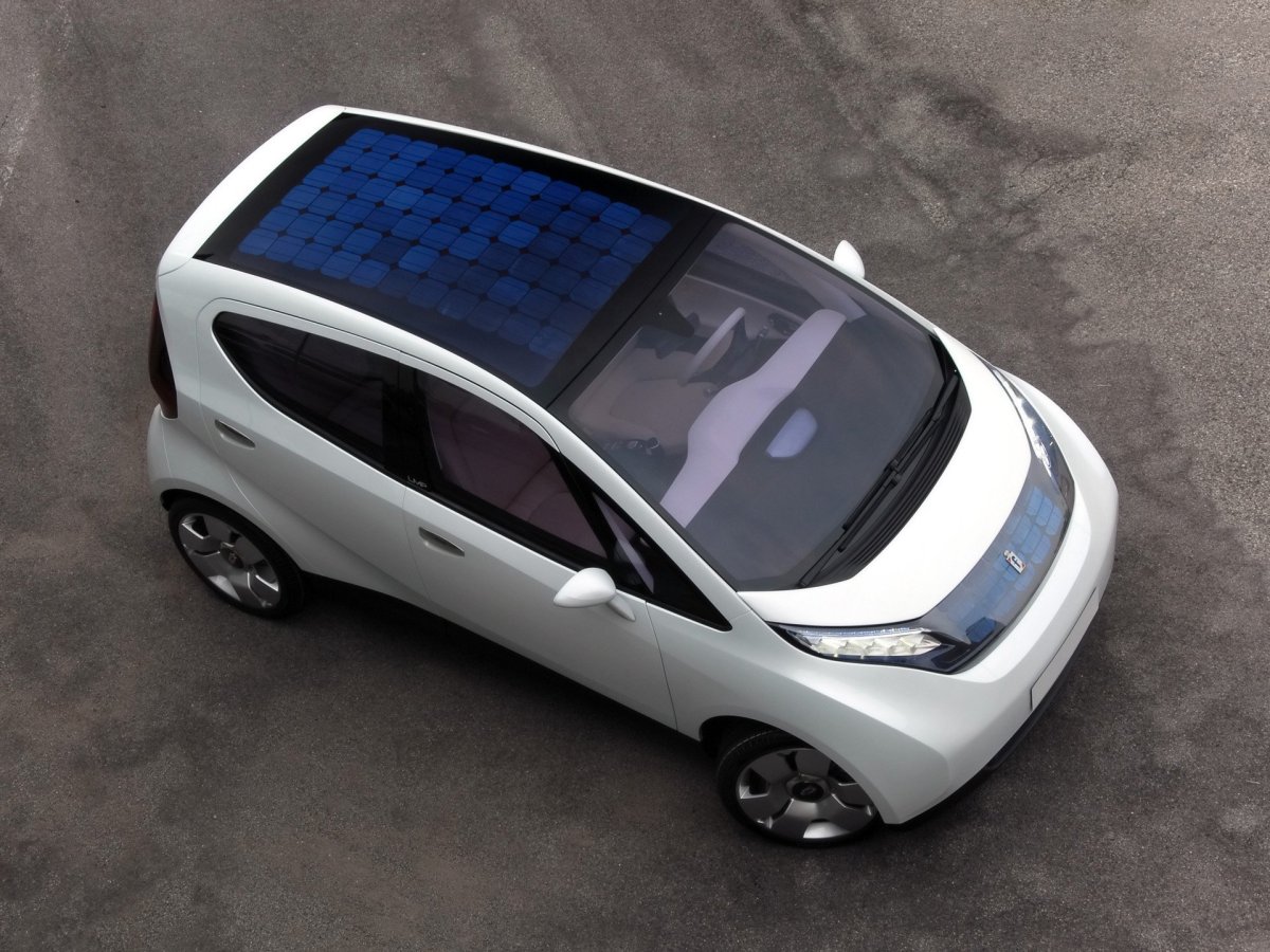 Приус с солнечной батареей