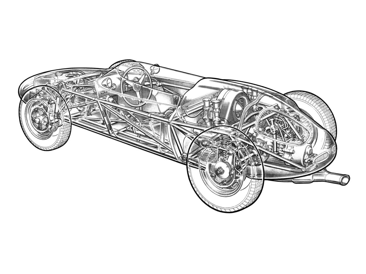 Автомобиль в разрезе