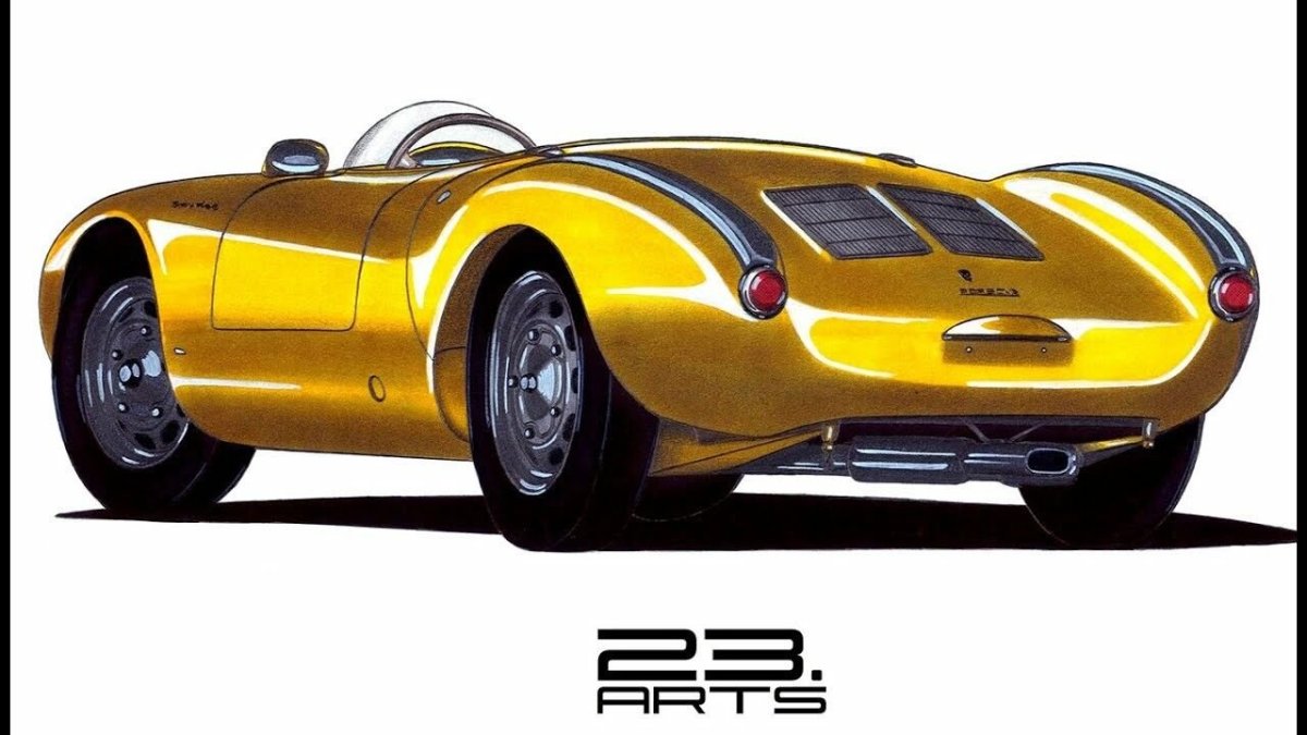 Porsche 550 Blueprint