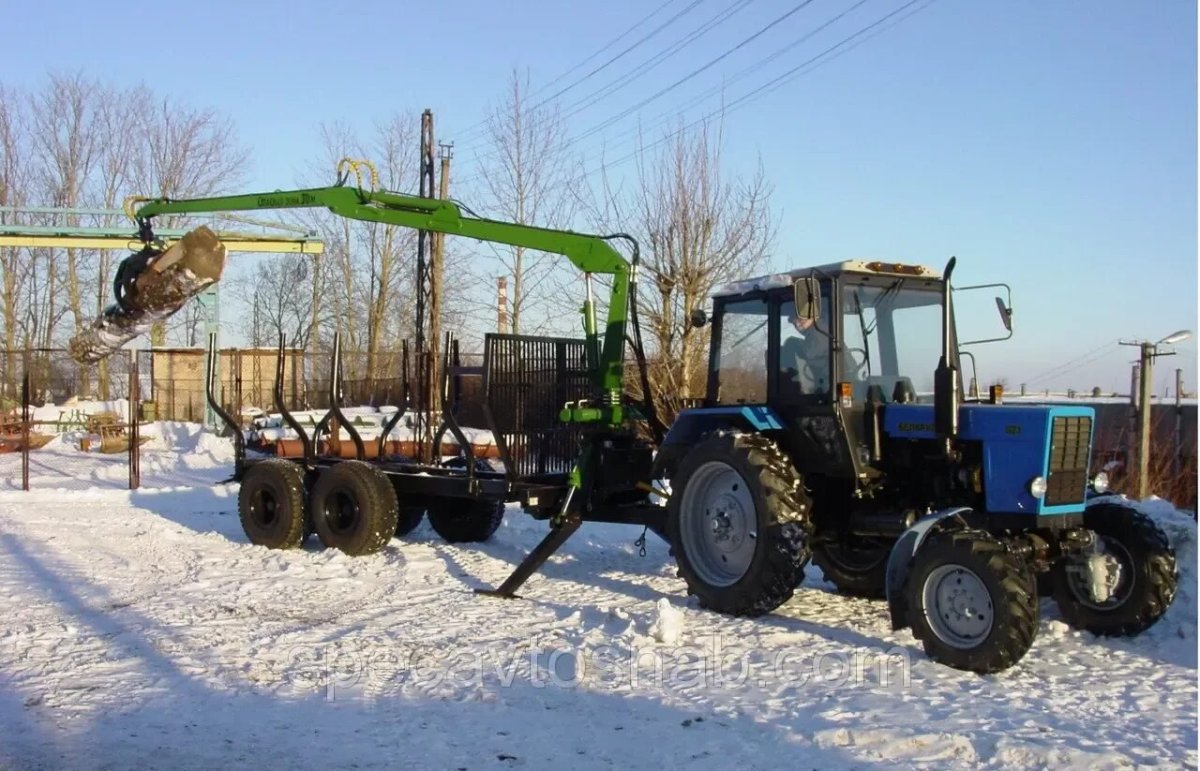 Лесовозный прицеп для трактора МТЗ 82