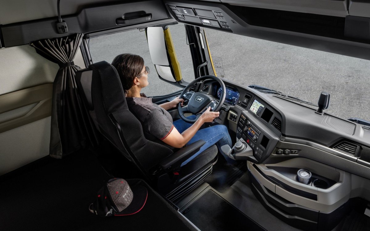 Man TGX кабина