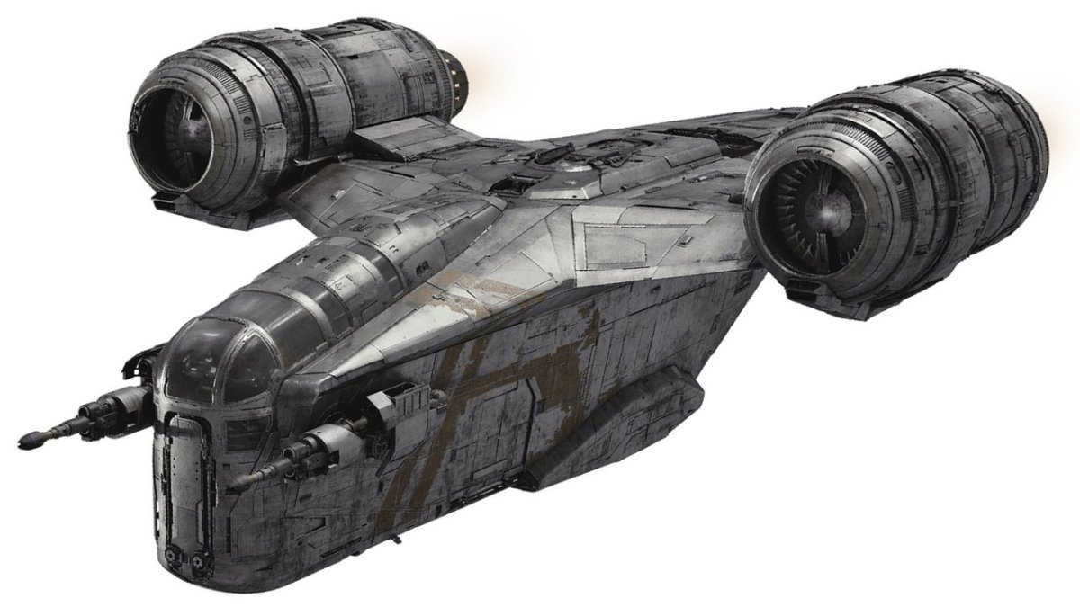 Лезвие бритвы, космический корабль мандалорца