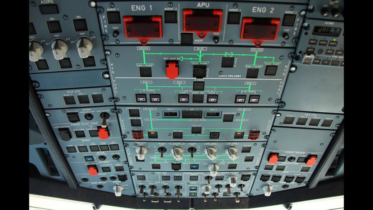 Панель overhead a320