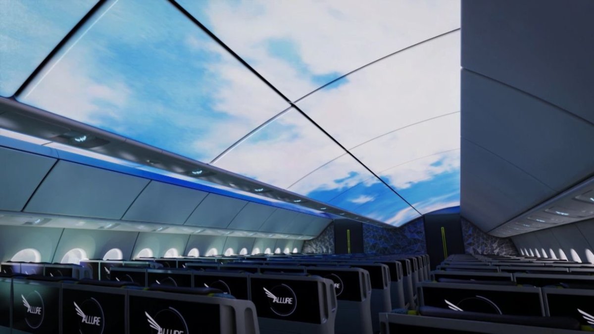 Самолет с прозрачной крышей