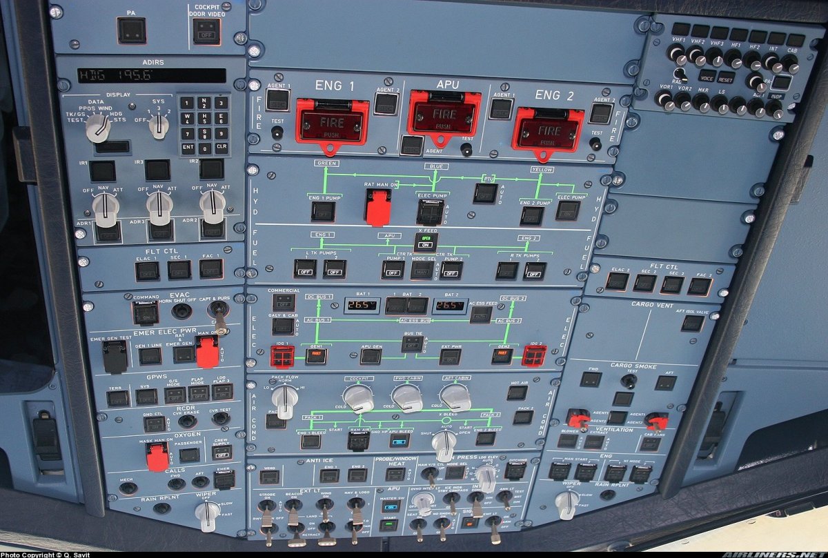 Airbus a320 кабина