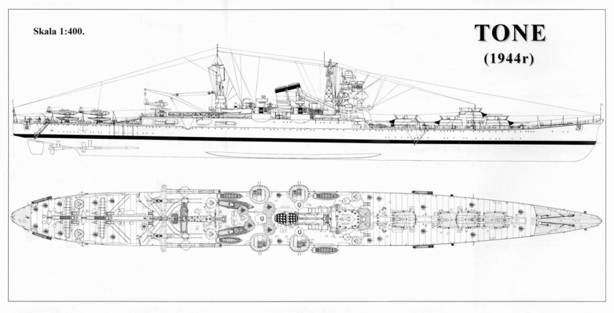 Крейсер тонэ чертежи