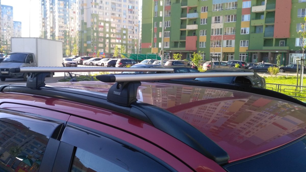 Мицубиси ASX С багажником на крыше