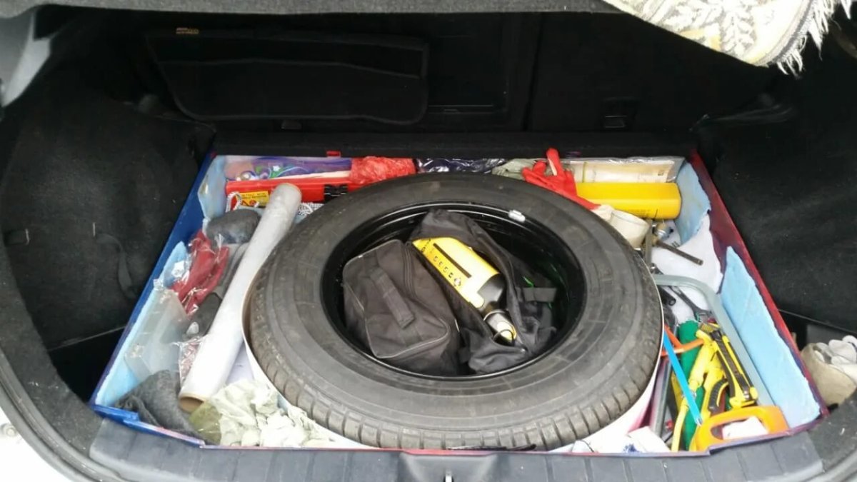 Mitsubishi ASX органайзер в багажник