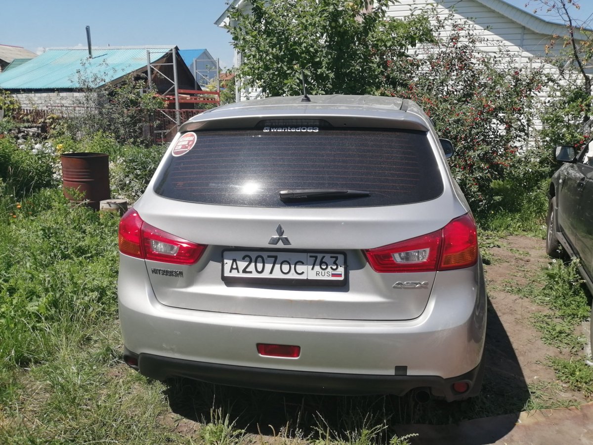 Шумоизоляция крышки багажника Мицубиси АСХ